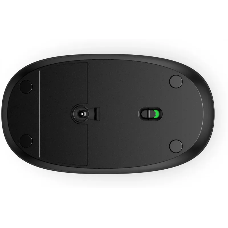 HP 240 Black Bluetooth Mouse, Ambidextrous, Optical, Bluetooth, 1600 DPI, Black