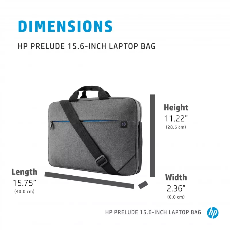 HP Prelude 15.6-inch Laptop Bag, Briefcase, 39.6 cm (15.6 inch), 300 g