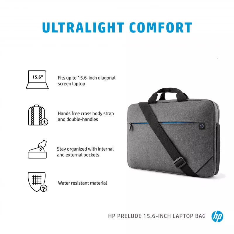 HP Prelude 15.6-inch Laptop Bag, Briefcase, 39.6 cm (15.6 inch), 300 g