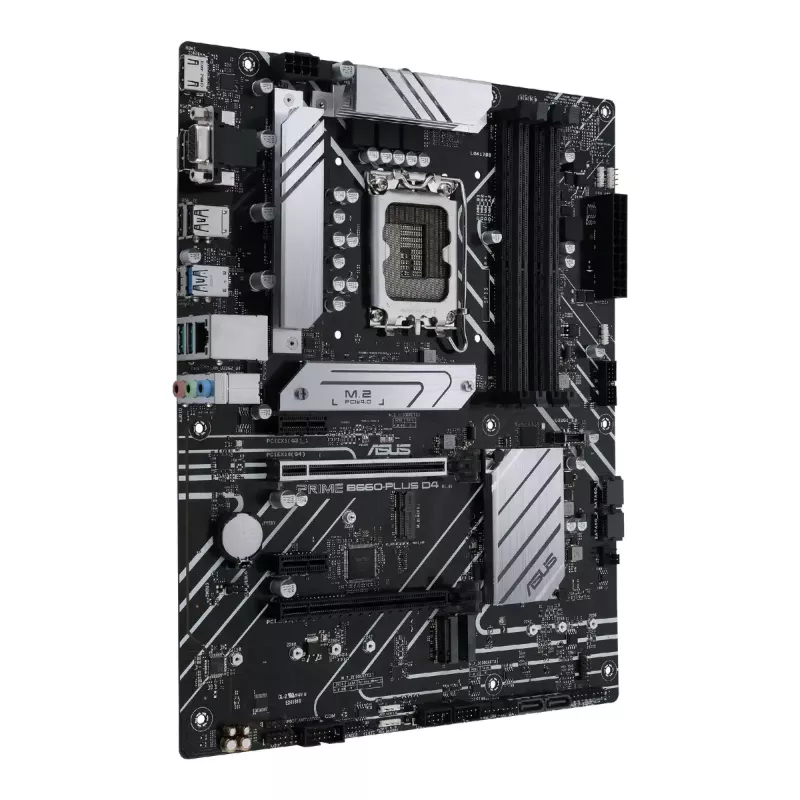 Motherboard ASUS PRIME B660-PLUS D4 — Intel B660, LGA 1700, ATX, DDR4, 4× DIMM, 128 GB, 3× M.2, 2.5 Gb LAN