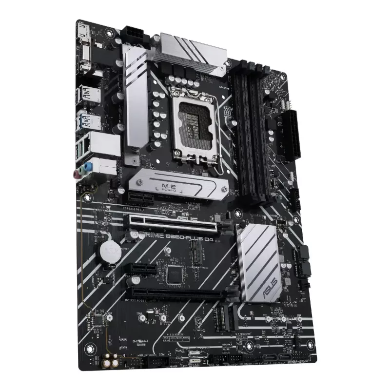 Motherboard ASUS PRIME B660-PLUS D4 — Intel B660, LGA 1700, ATX, DDR4, 4× DIMM, 128 GB, 3× M.2, 2.5 Gb LAN