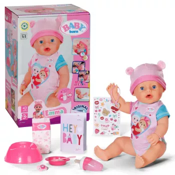 BABY born @ Emma 43cm, Baby doll, Female, 3 yr(s), Boy/Girl, 430 mm, Multicolour
