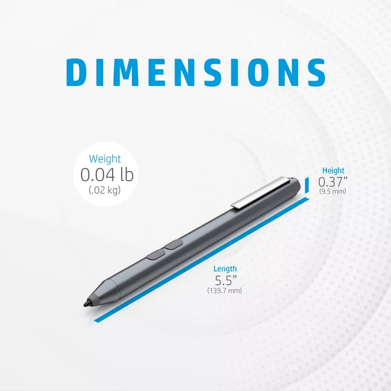 HP MPP 1.51 Pen, Laptop, HP, Grey, MPP, China, 10 g
