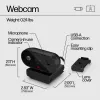 HP 320 FHD Webcam, 1920 x 1080 pixels, Full HD, 30 fps, Home, USB, Black