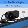 HP 320 FHD Webcam, 1920 x 1080 pixels, Full HD, 30 fps, Home, USB, Black