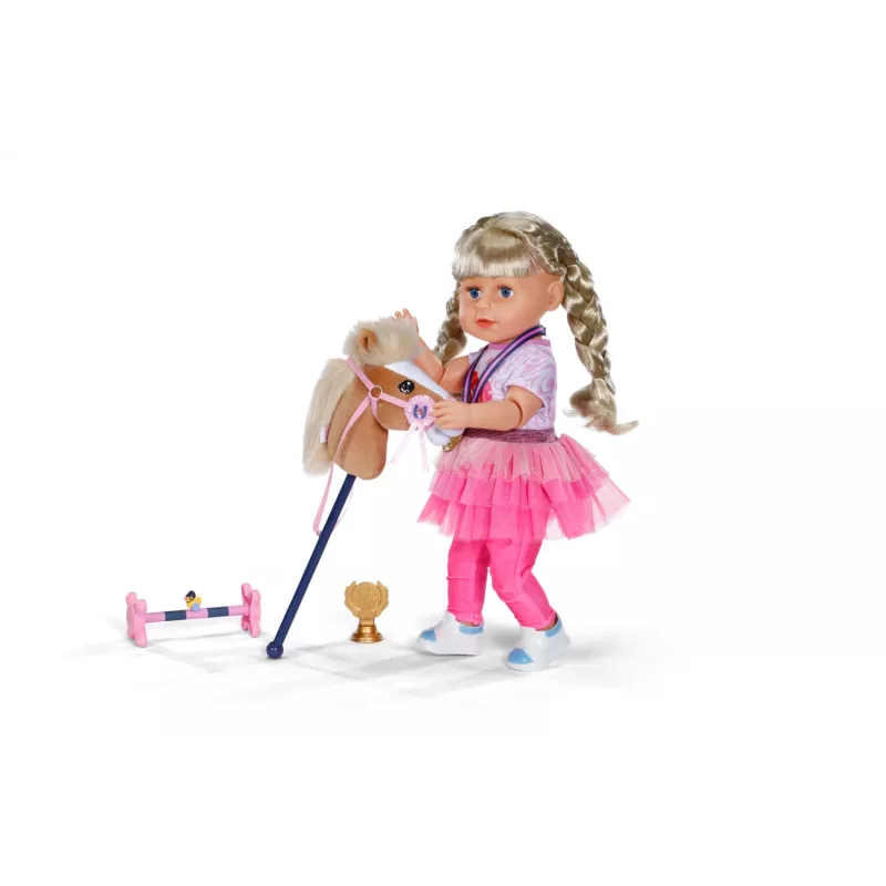 Doll accessory set ZAPF BABY born Hobby Horsing Set for 43 cm dolls, multicolour, for ages 3+