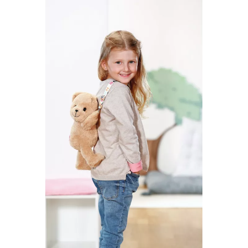 Toy bear bag ZAPF BABY born Teddy Bag — for children aged 3–12 years