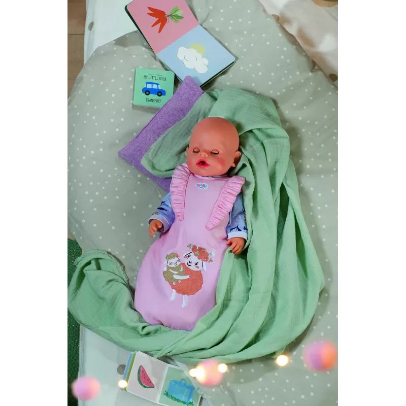 Doll sleeping bag ZAPF BABY born Sleeping Bag Flower, fabric, foldable, for ages 3+