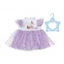 Doll dress ZAPF BABY born Lilac Tutu Dress for 43 cm dolls, fabric, multicolour, foldable, age 3+