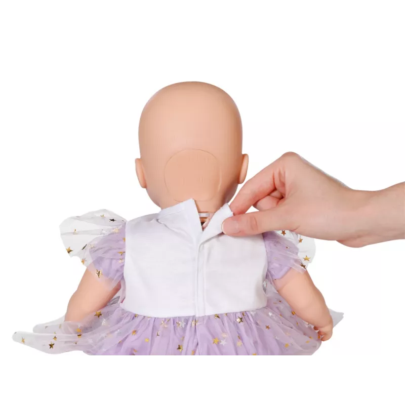 Doll dress ZAPF BABY born Lilac Tutu Dress for 43 cm dolls, fabric, multicolour, foldable, age 3+