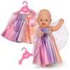 Doll dress ZAPF BABY born Rainbow Nightdress for 3–12 yrs, textile, multicolour, foldable