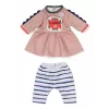 Doll dress ZAPF BABY born Dress Jungle for 36 cm dolls, multicolour, foldable, from 1 year