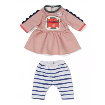 Doll dress ZAPF BABY born Dress Jungle for 36 cm dolls, multicolour, foldable, from 1 year