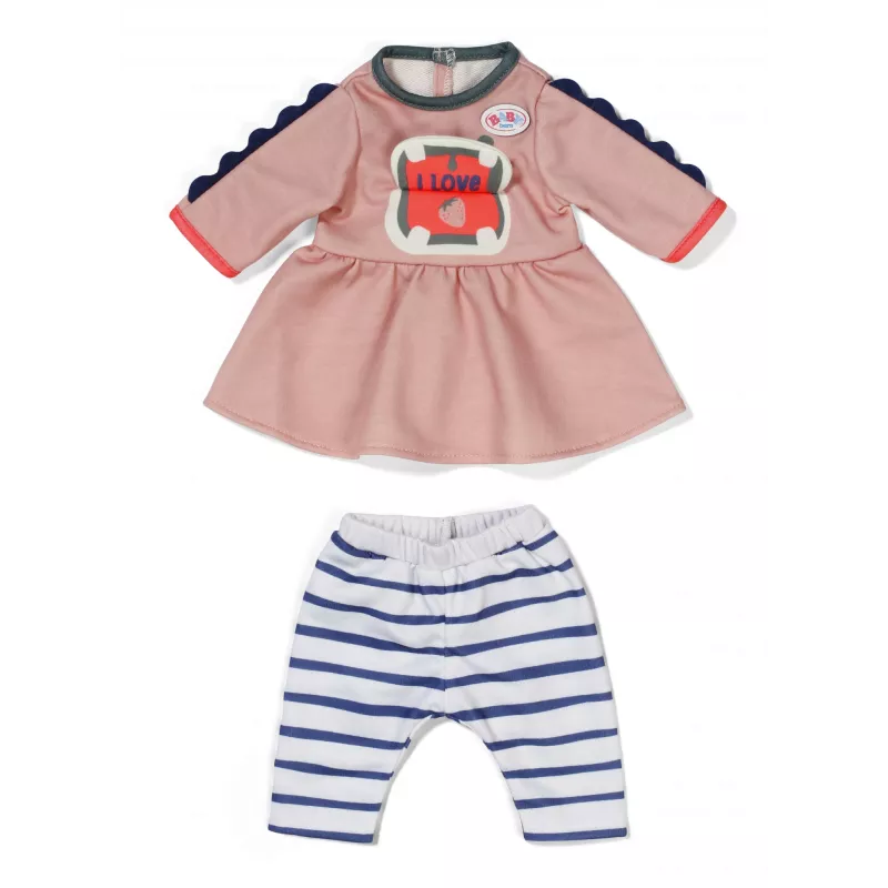 Doll dress ZAPF BABY born Dress Jungle for 36 cm dolls, multicolour, foldable, from 1 year