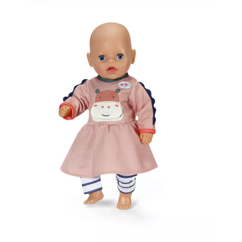 Doll dress ZAPF BABY born Dress Jungle for 36 cm dolls, multicolour, foldable, from 1 year
