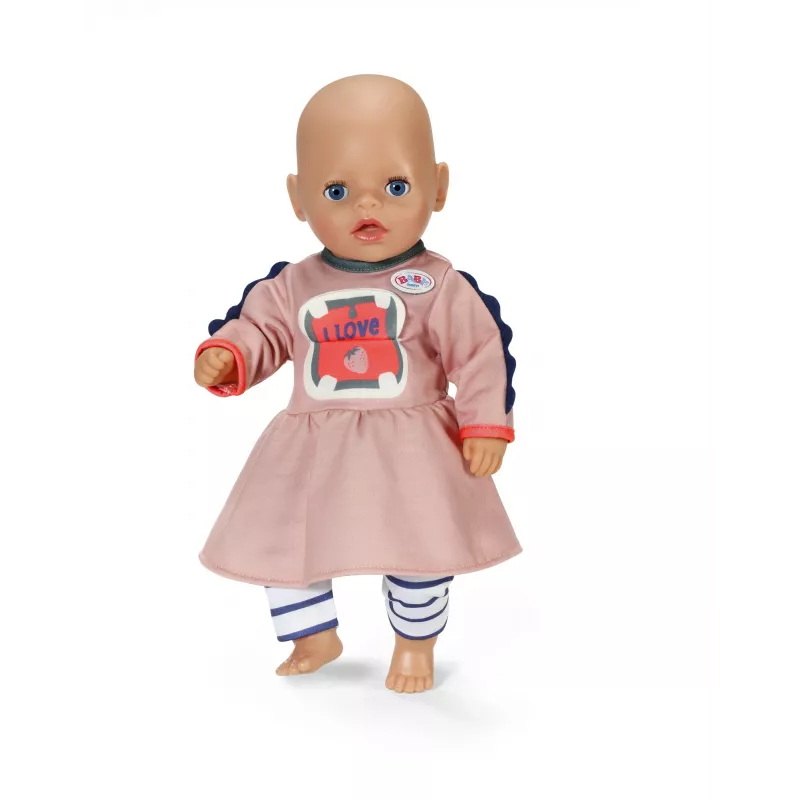 Doll dress ZAPF BABY born Dress Jungle for 36 cm dolls, multicolour, foldable, from 1 year