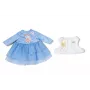 Doll dress ZAPF BABY born Winterdress for 36 cm dolls, multicolour, foldable, age 1+