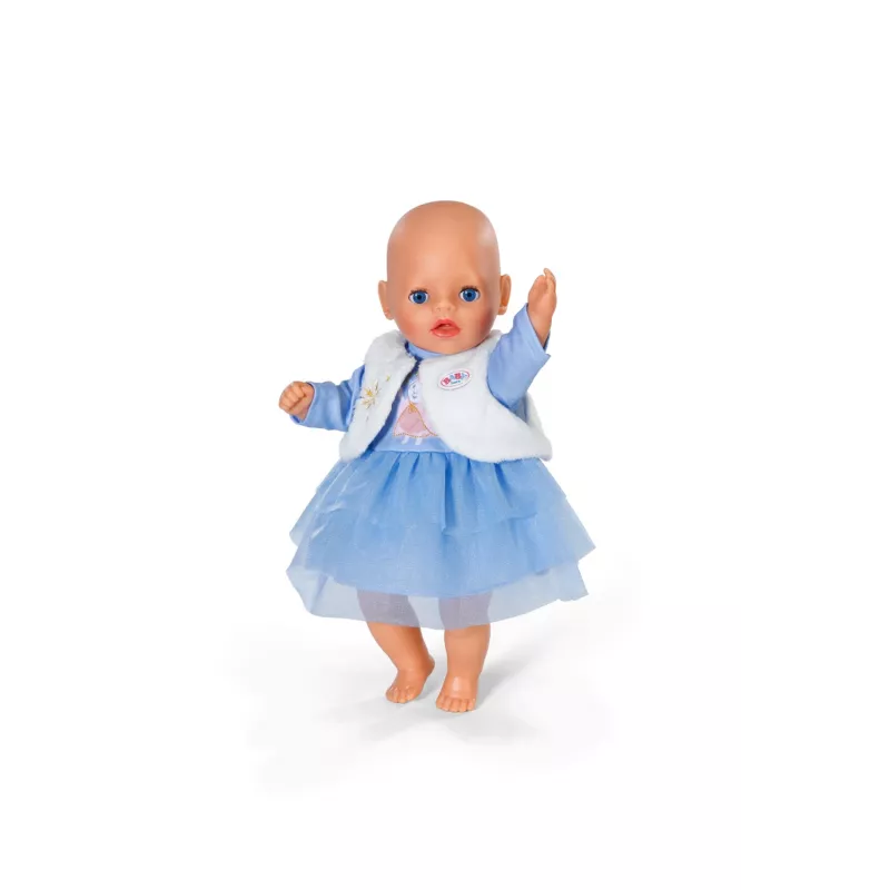 Doll dress ZAPF BABY born Winterdress for 36 cm dolls, multicolour, foldable, age 1+
