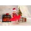 Doll dress ZAPF BABY born Xmas Dress for 43 cm dolls, textile, multicolour, foldable, age 3–12
