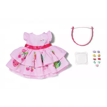 Doll dress ZAPF BABY born Dress with Pinplay for 43 cm doll, multicolour, foldable, age 3+