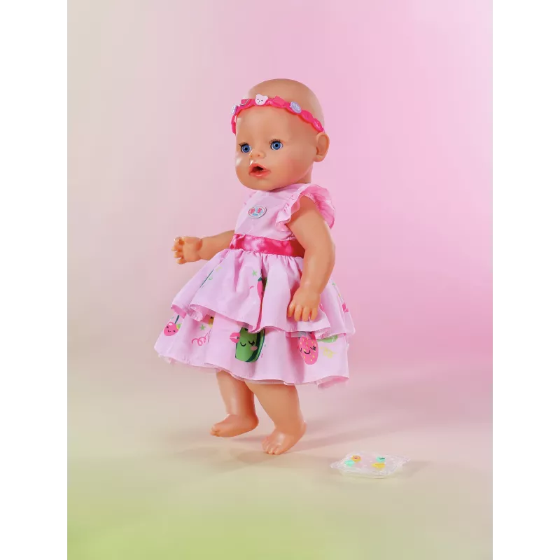 Doll dress ZAPF BABY born Dress with Pinplay for 43 cm doll, multicolour, foldable, age 3+