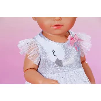 Doll clothes set ZAPF BABY born Ballerina-Outfit for 43 cm dolls, multicolour, recommended age 3+