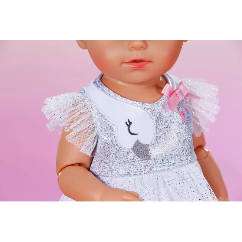 Doll clothes set ZAPF BABY born Ballerina-Outfit for 43 cm dolls, multicolour, recommended age 3+