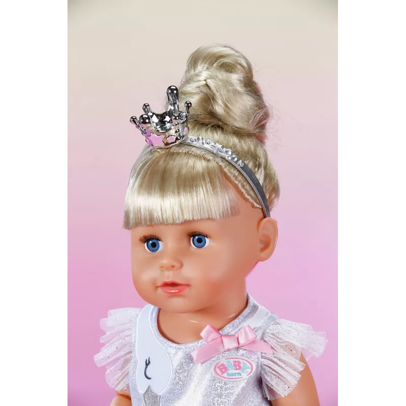 Doll clothes set ZAPF BABY born Ballerina-Outfit for 43 cm dolls, multicolour, recommended age 3+
