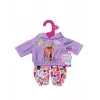Doll clothes set ZAPF BABY born Hoodie Outfit for 43 cm dolls, multicolour, recommended age 3+