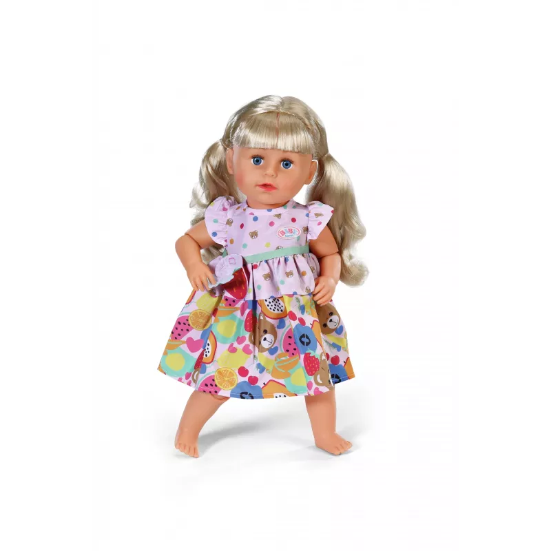 Doll dress ZAPF BABY born Dress Fruit for 43 cm dolls, multicolour, foldable, age 3+