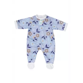 Doll romper ZAPF BABY born Romper Blue for 43 cm dolls, fabric, foldable, age 3+