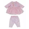 Doll clothes set ZAPF BABY born Dress Rose for 36 cm dolls, multicolour, foldable, age 1+