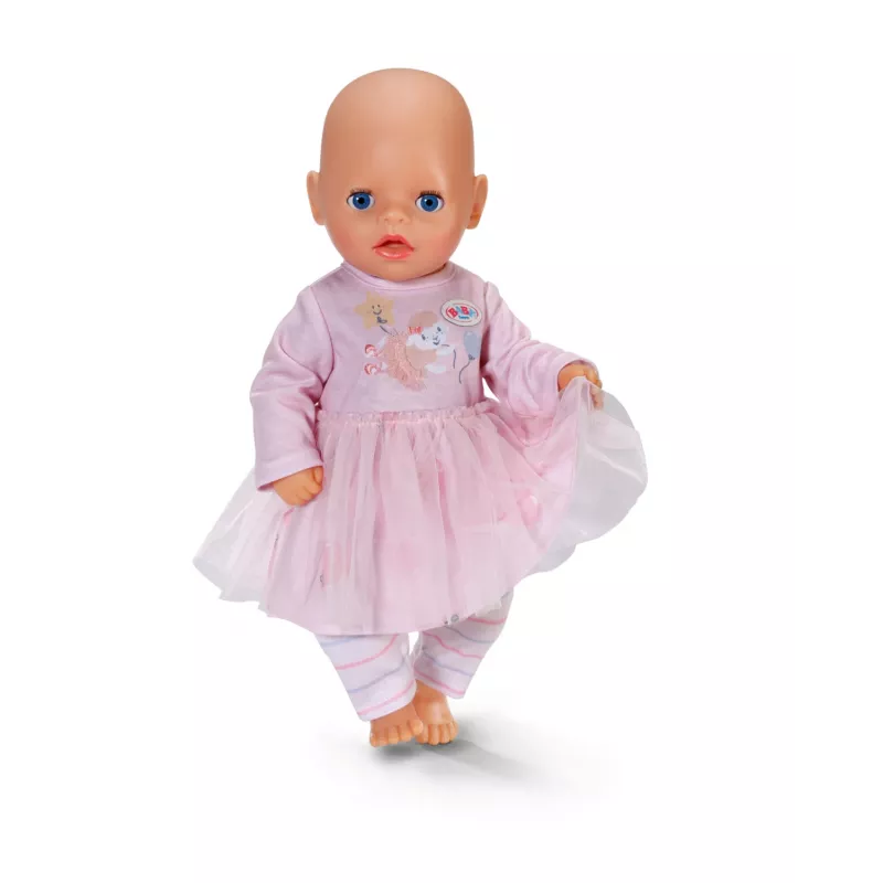 Doll clothes set ZAPF BABY born Dress Rose for 36 cm dolls, multicolour, foldable, age 1+