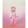 Doll clothes set ZAPF BABY born Onesie with Hat for 43 cm dolls, multicolour, foldable, age 3+