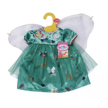 Doll dress ZAPF BABY born Fairy Dress with Wings for 43 cm dolls, multicolour, foldable, for ages 3+
