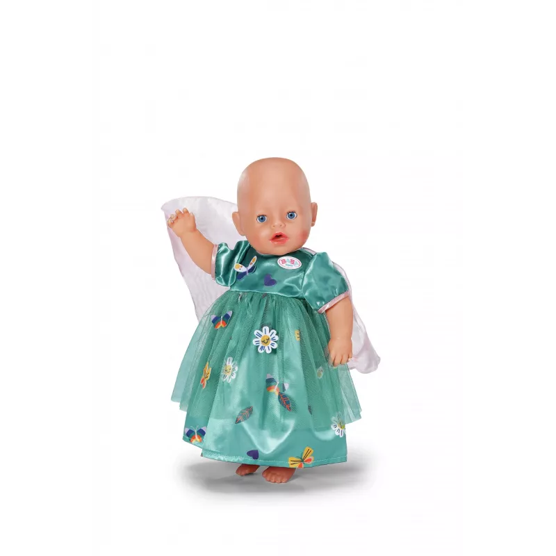 Doll dress ZAPF BABY born Fairy Dress with Wings for 43 cm dolls, multicolour, foldable, for ages 3+