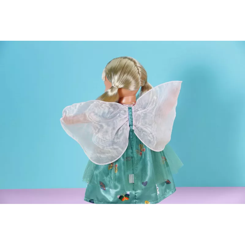 Doll dress ZAPF BABY born Fairy Dress with Wings for 43 cm dolls, multicolour, foldable, for ages 3+