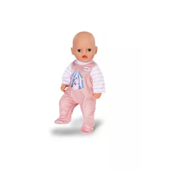 Doll romper ZAPF BABY born Romper Apricot for 36 cm dolls, fabric, multicolour, foldable, age 1+