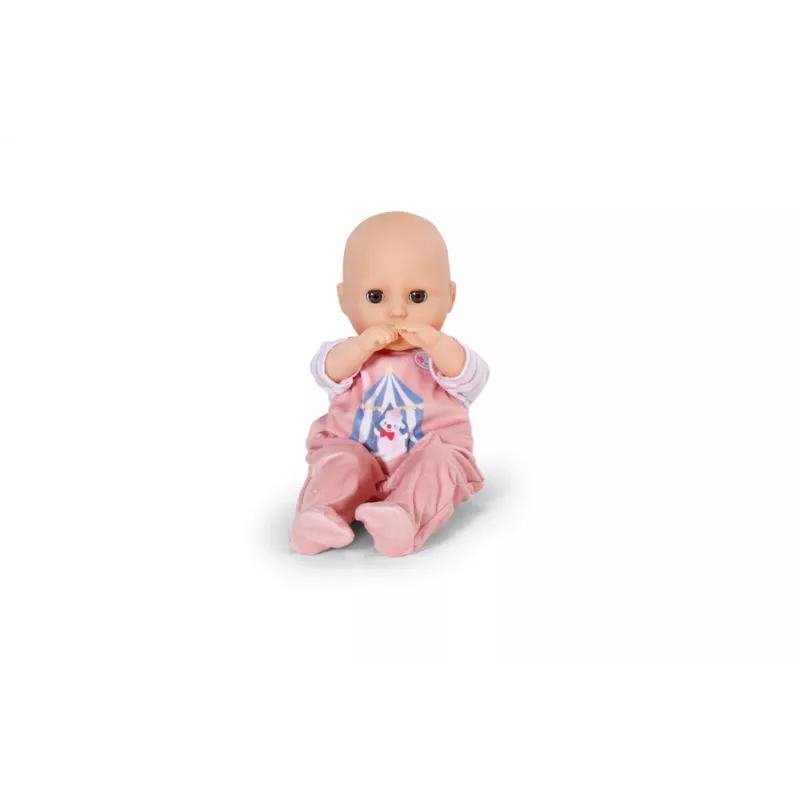 Doll romper ZAPF BABY born Romper Apricot for 36 cm dolls, fabric, multicolour, foldable, age 1+