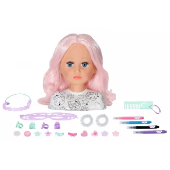 BABY born Styling Head Artist, Makeup/Styling doll head, Female, 3 yr(s), Multicolour