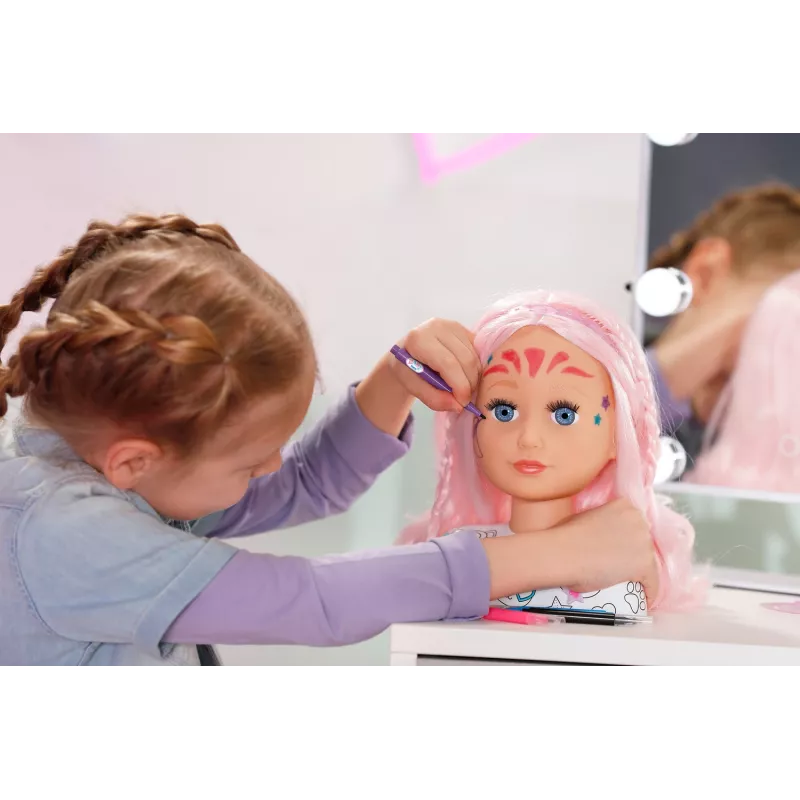 BABY born Styling Head Artist, Makeup/Styling doll head, Female, 3 yr(s), Multicolour