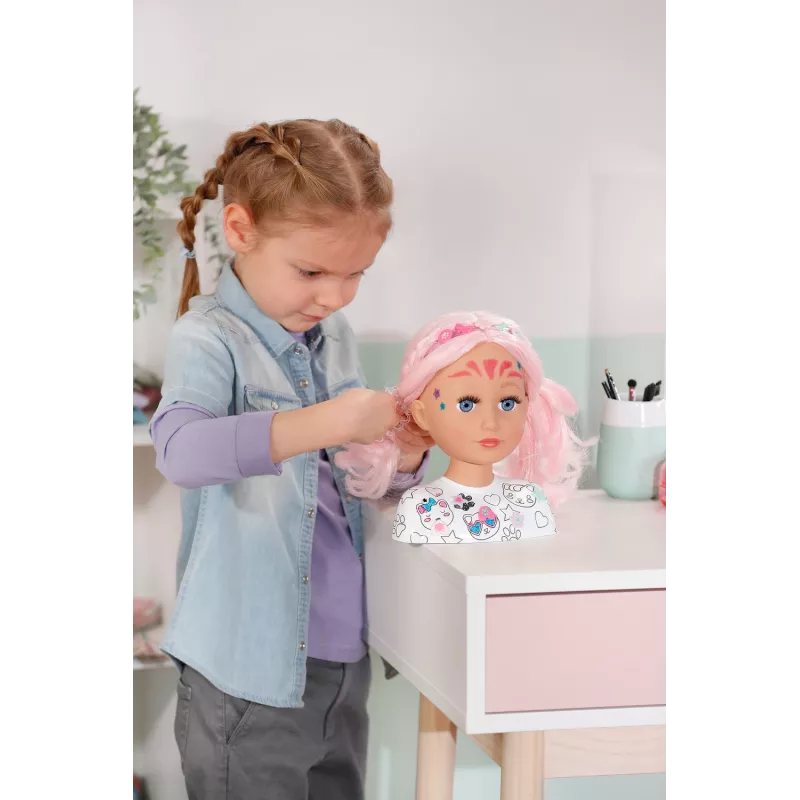 BABY born Styling Head Artist, Makeup/Styling doll head, Female, 3 yr(s), Multicolour