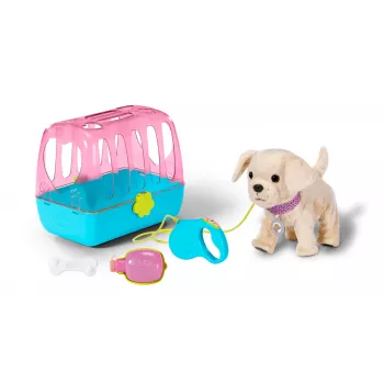 Doll pet ZAPF BABY born My Dog Lucky with Box — textile/plastic, multicolour, for ages 3–12, requires 4×AAA