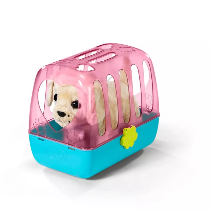 Doll pet ZAPF BABY born My Dog Lucky with Box — textile/plastic, multicolour, for ages 3–12, requires 4×AAA