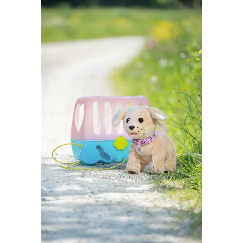 Doll pet ZAPF BABY born My Dog Lucky with Box — textile/plastic, multicolour, for ages 3–12, requires 4×AAA