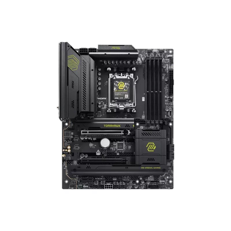 Motherboard MSI MAG B850 TOMAHAWK WIFI, AMD B850, Socket AM5, ATX, DDR5, 4× DIMM, up to 256 GB, 5 GbE, Wi‑Fi 7