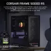 PC Midi Tower case CORSAIR FRAME 5000D RS — Black, ATX/EATX support, 3x140 mm front fans, tempered glass, 250×556×542 mm