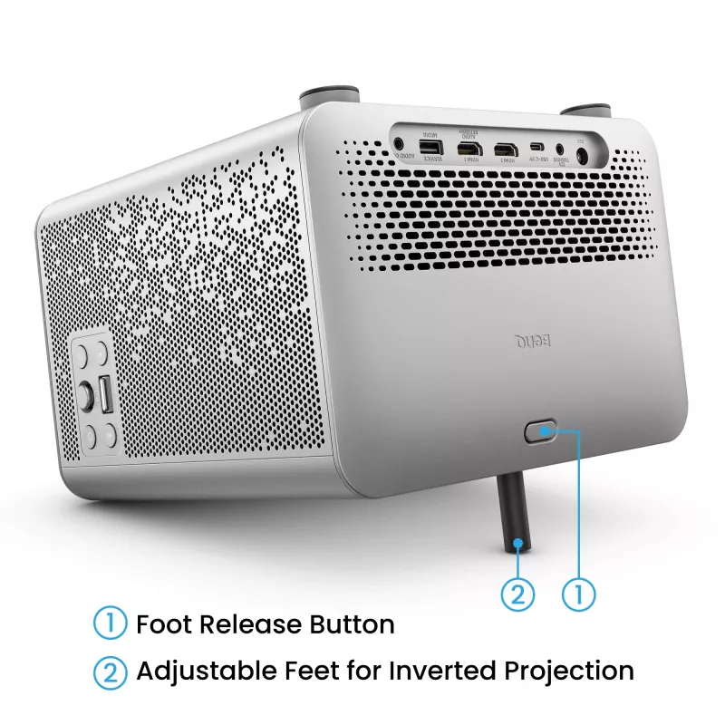 BenQ TK705STi short-throw projector — DLP UHD 4K (3840×2160), 3000 ANSI lumens, LED light source, 16:9, offset 100%