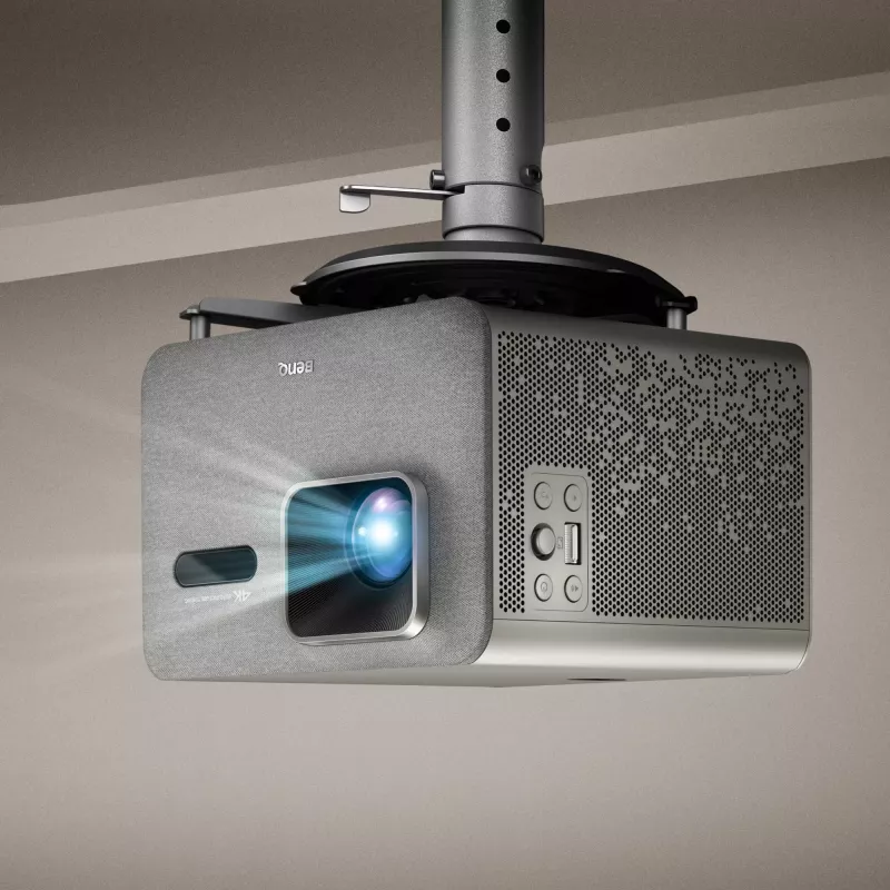 BenQ TK705STi short-throw projector — DLP UHD 4K (3840×2160), 3000 ANSI lumens, LED light source, 16:9, offset 100%