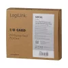 Interface card LOGILINK PC0031 — PCIe host, wired connectivity, 1 Mbit/s